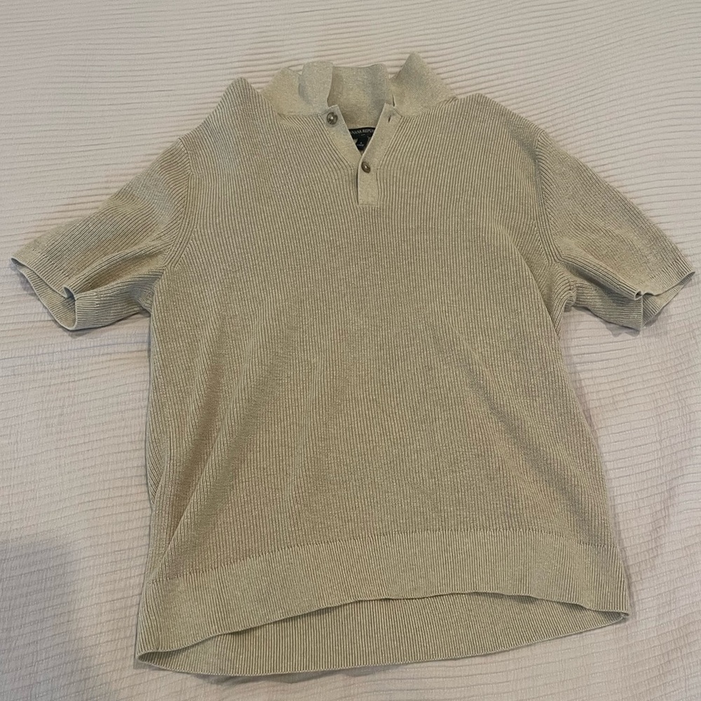 Men’s thick cotton polo